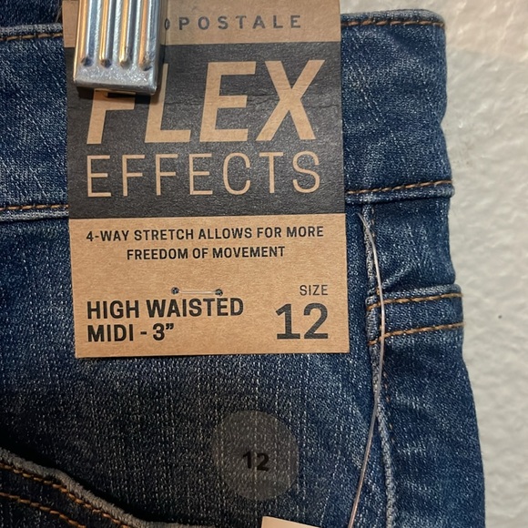 Aeropostale high waisted shorts new with tag size 12 - Picture 2 of 4